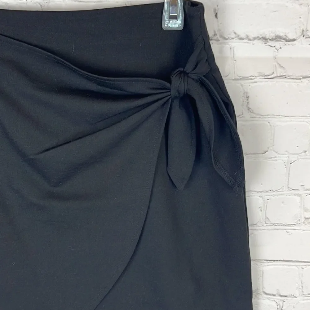 Loft Tie Front Elastic Waist Skirt Size XS